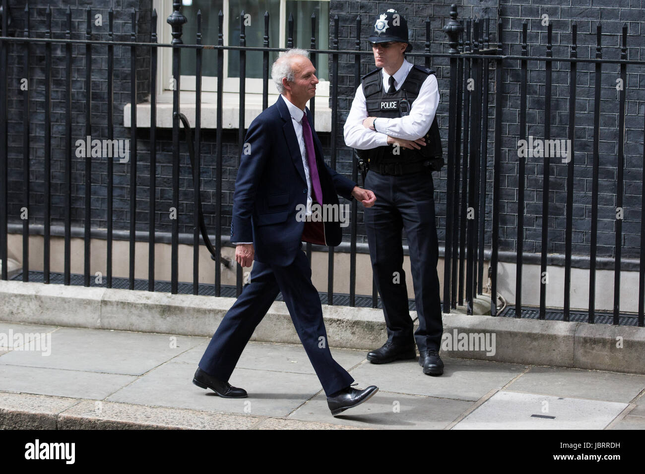 London, UK. 12. Juni 2017. David Lidington MP, Lordkanzler und Staatssekretär für Justiz, Blätter 10 Downing Street, nach der ersten Sitzung des neu gebildeten Kabinetts von Theresa May Minderheit konservativen Regierung. Bildnachweis: Mark Kerrison/Alamy Live-Nachrichten Stockfoto