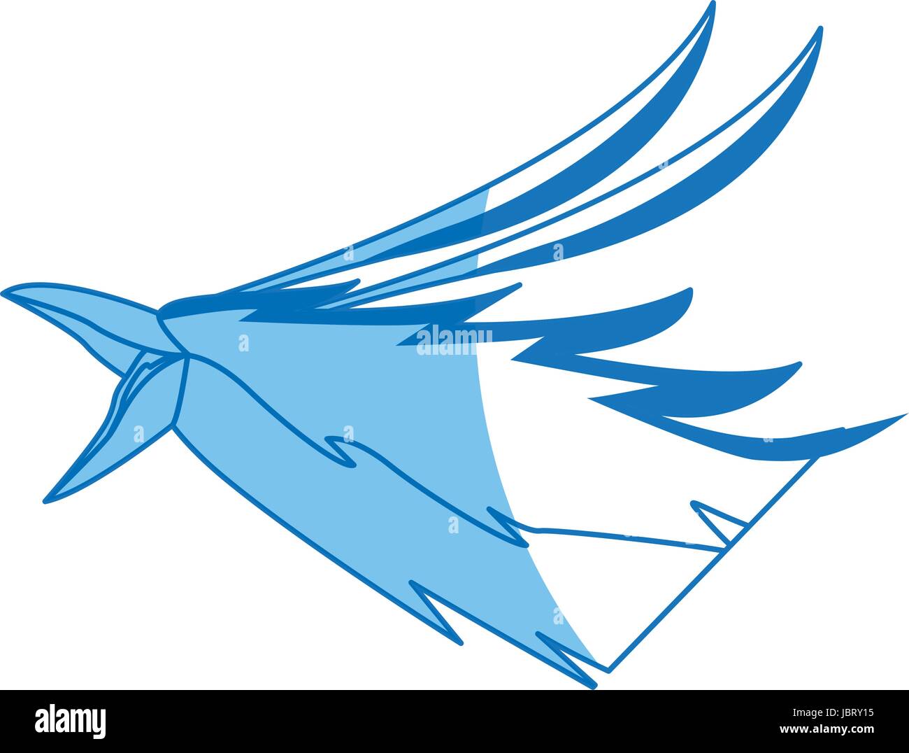 Phönix Kopf Legende Kreatur Tier Bild Stock Vektor Phönix Kopf Legende Kreatur Tier Bild Stock Vektor