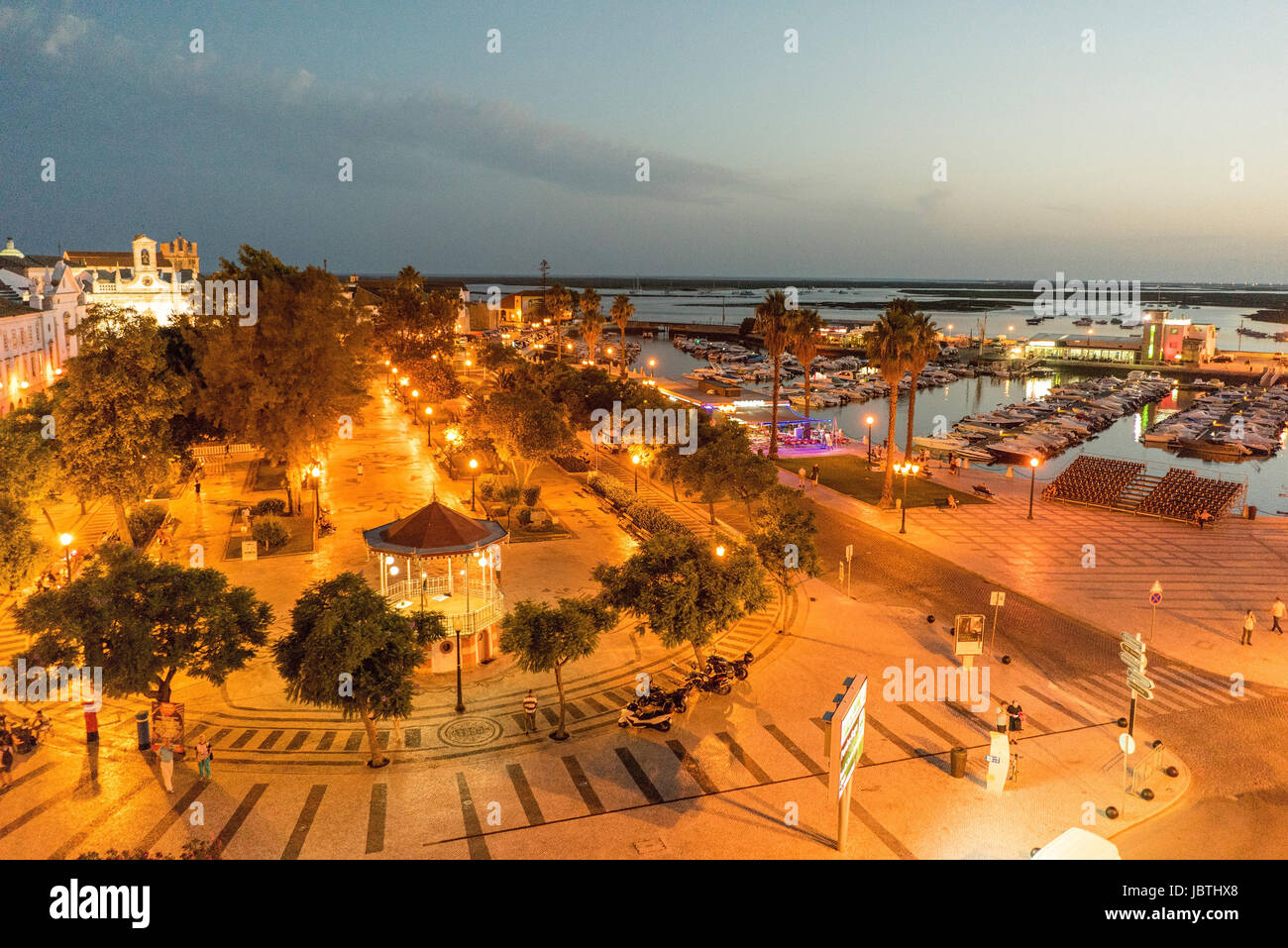 Europa, Portugal, Algarve, Faro, Jardim Manuel Bivar, Europa Stockfoto