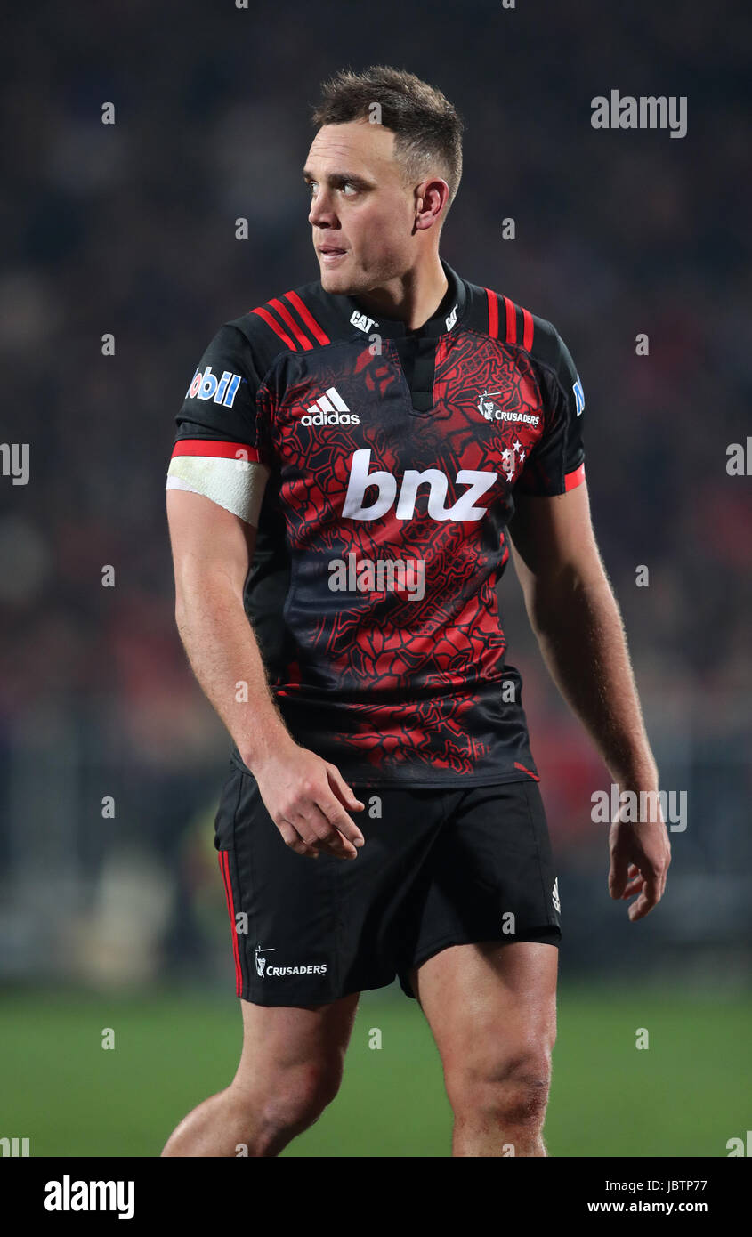 Kreuzfahrer Israel Dagg während der Tour match bei AMI Stadium, Christchurch. Stockfoto