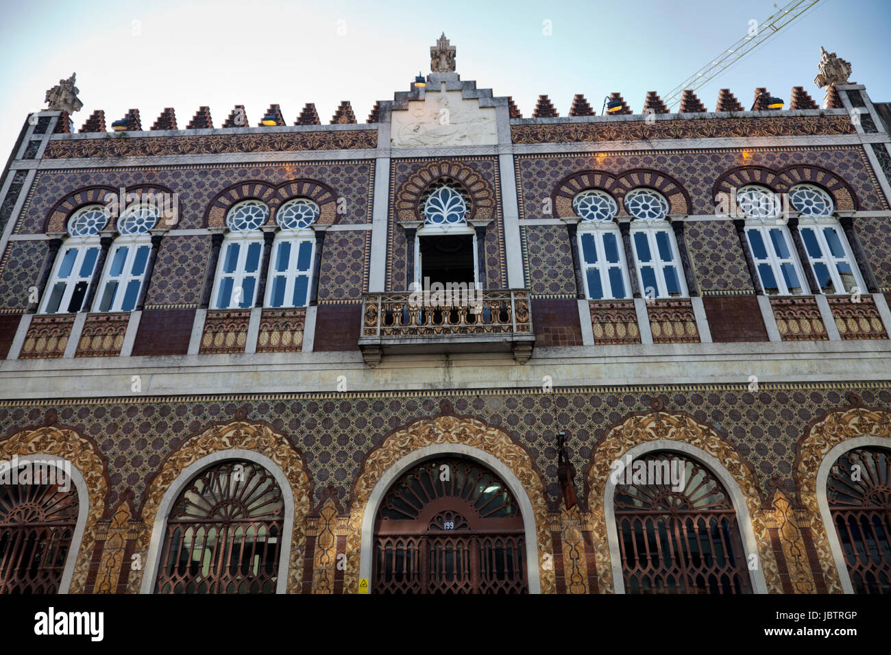 Maurische Architektur in Porto - Portugal Stockfoto, Bild ...