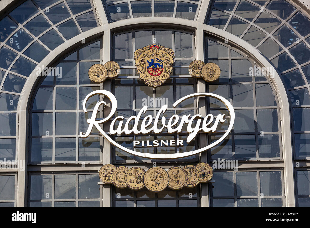 Radeberger, Logo, Schilder, Deutschland Stockfoto