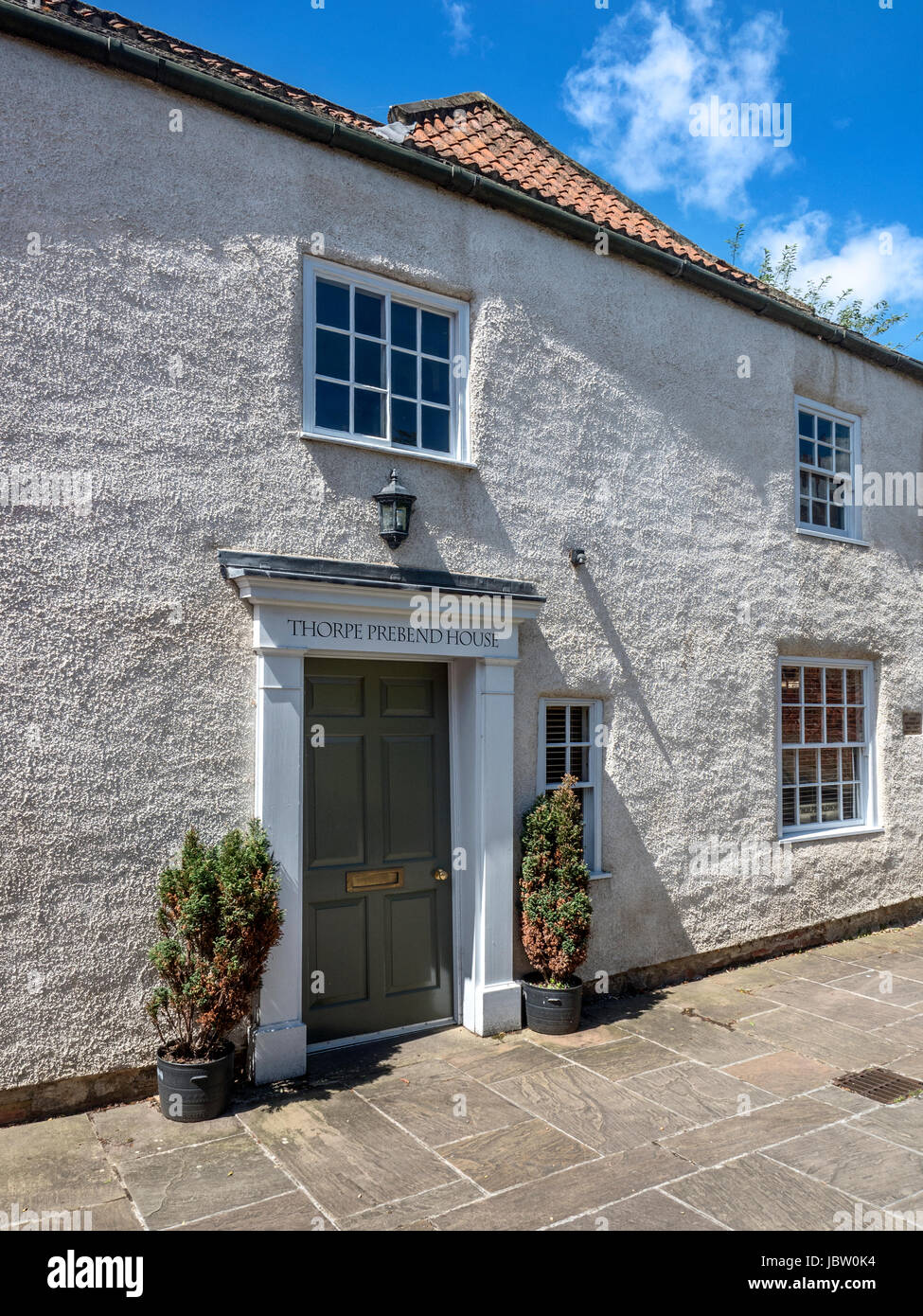 Ripon Heritage Centre im Thorpe Pfründe House on High Street Agnesgate Ripon North Yorkshire England Stockfoto