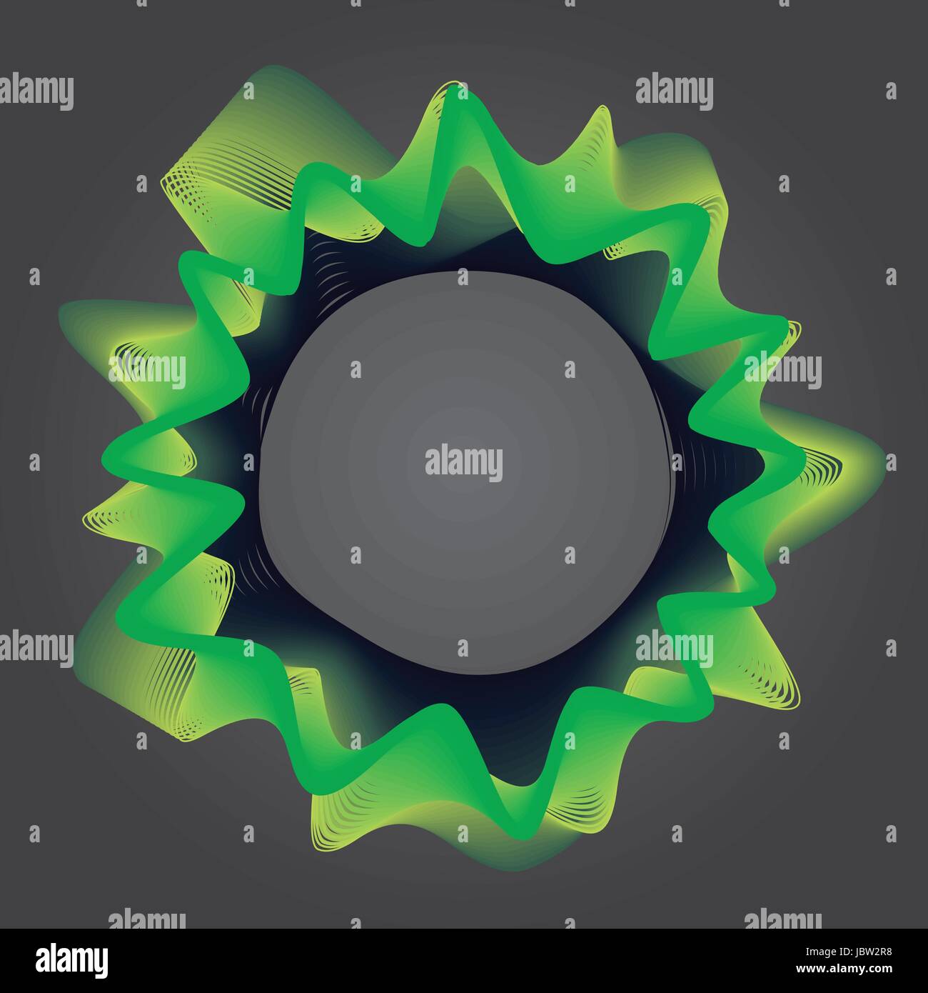Abstrakten Hintergrund einfache Linie. Design-Element der Zeilen mit gleichen zufällige und Lärm mit Grün und gelbe Farbe - Vektor-Illustration Stock Vektor