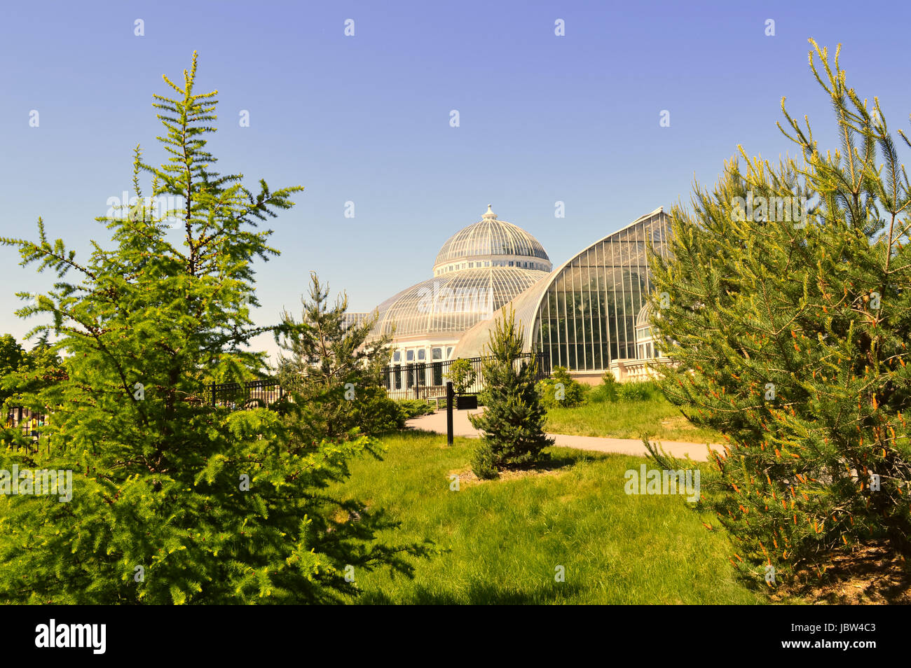 Como Konservatorium in St. Paul, mn im Sommer Stockfoto