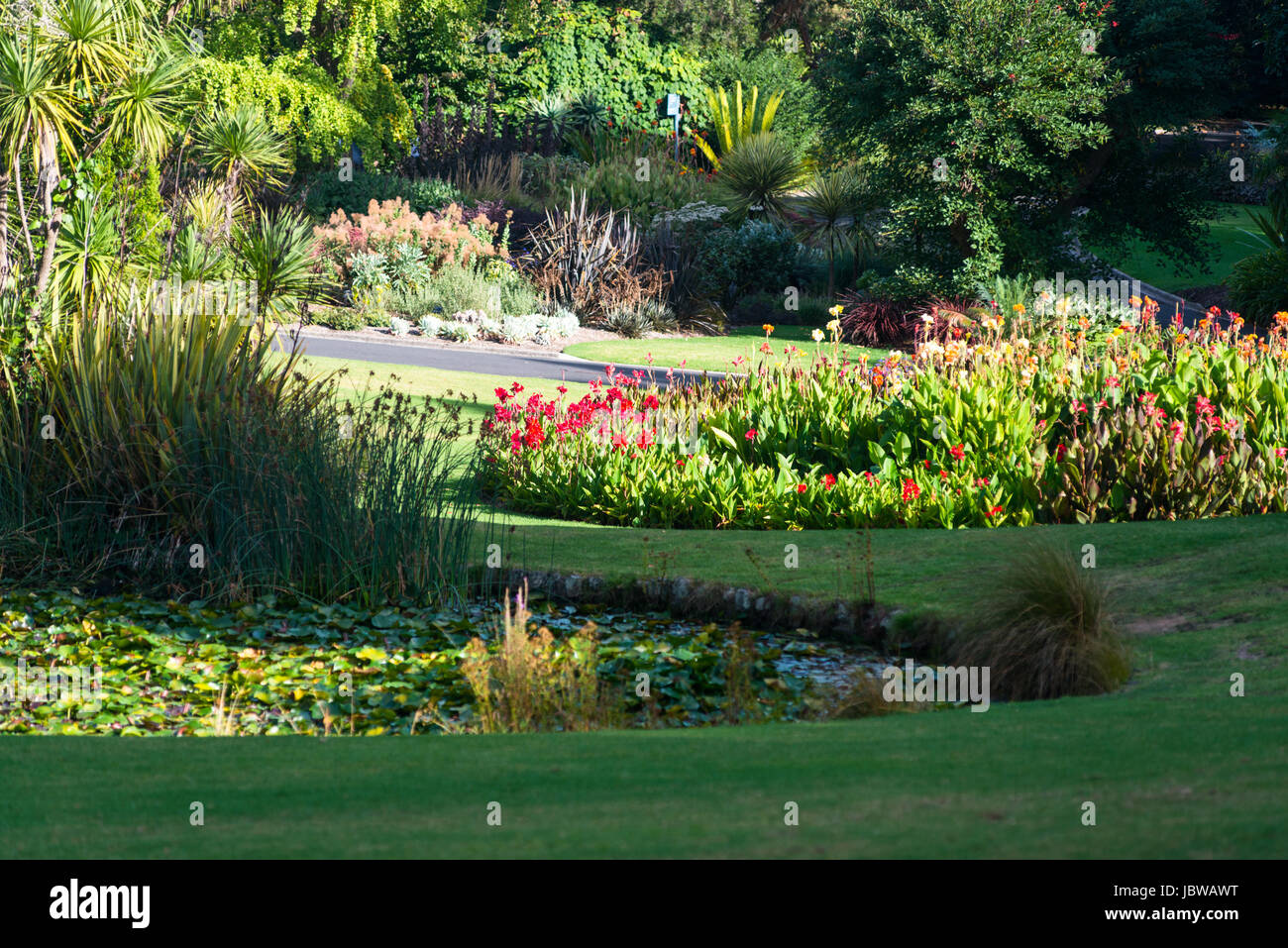 Royal Botanic Gardens in Melbourne, Victoria, Australien. Stockfoto