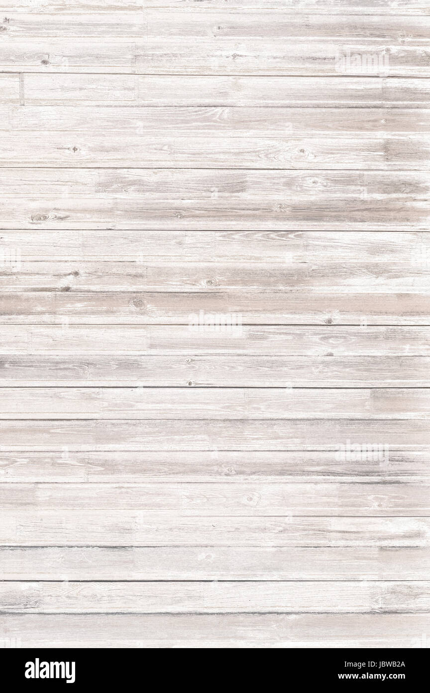 weiße Holz Hintergrund Planken oder Textur Stockfoto