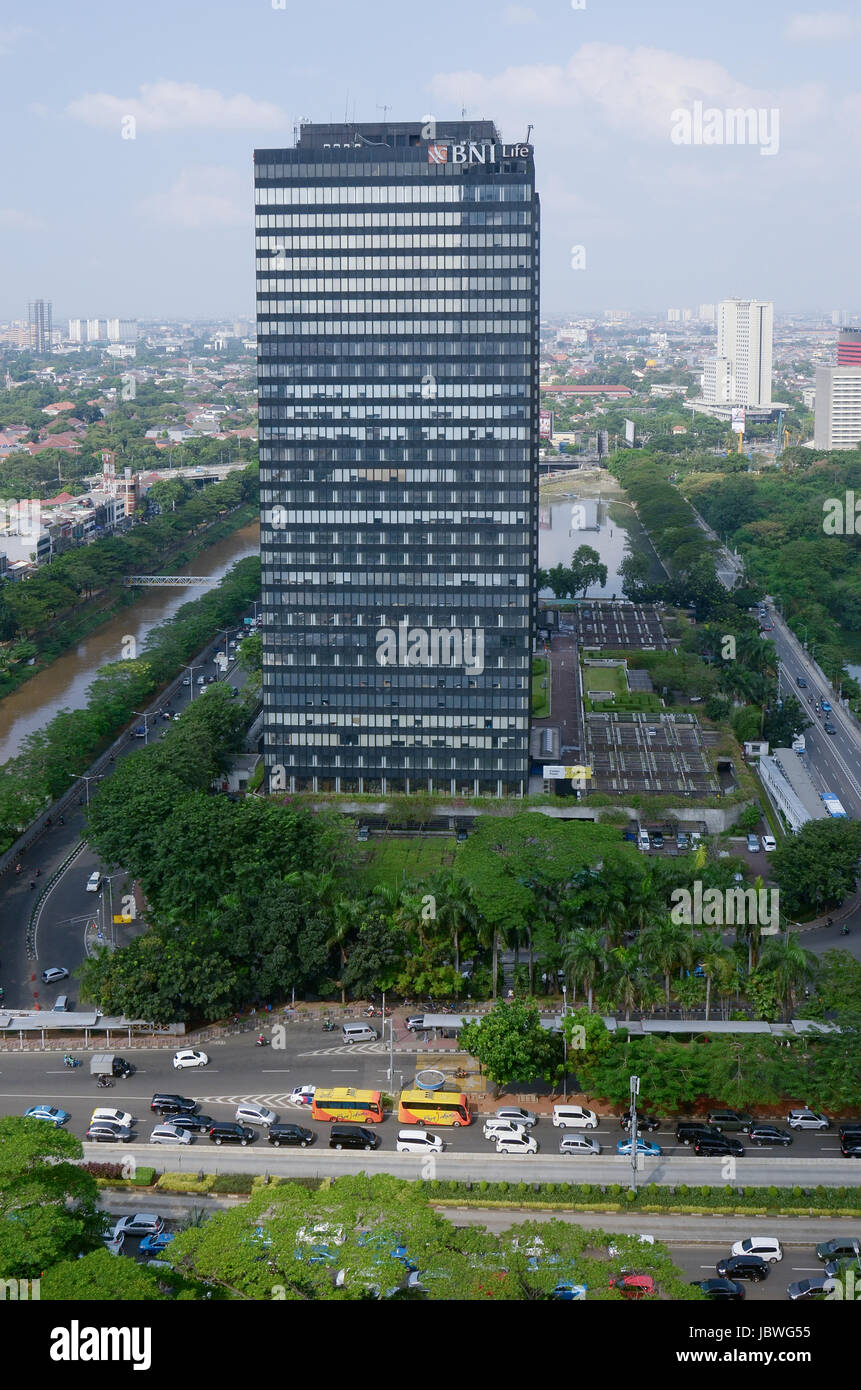 BNI Life Building, Jakarta Stockfotografie Alamy