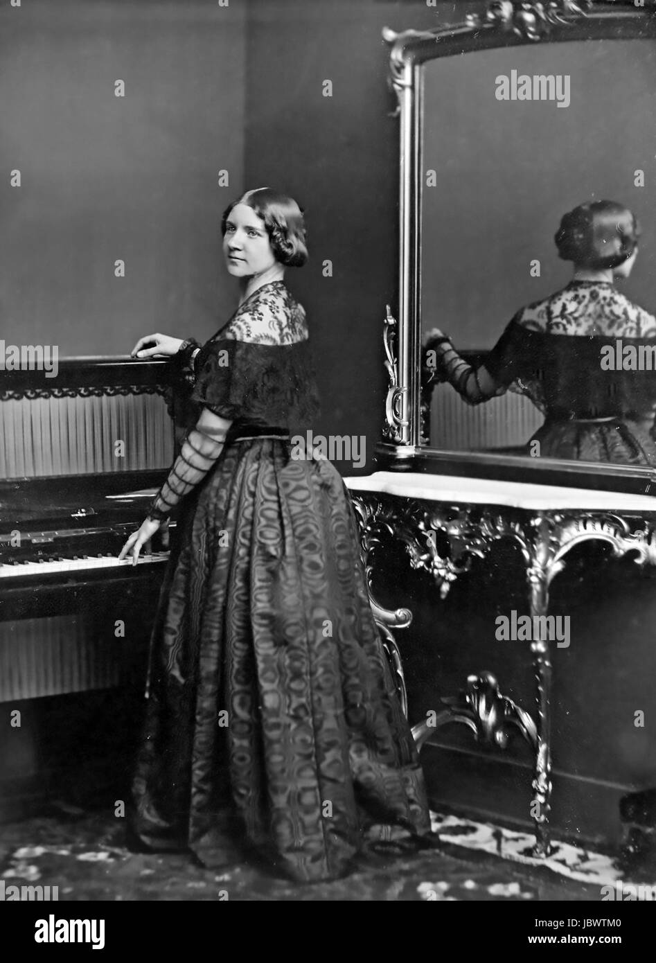 Schwedische Opernsängerin JENNY LIND (1820-1887) über 1847 Stockfoto
