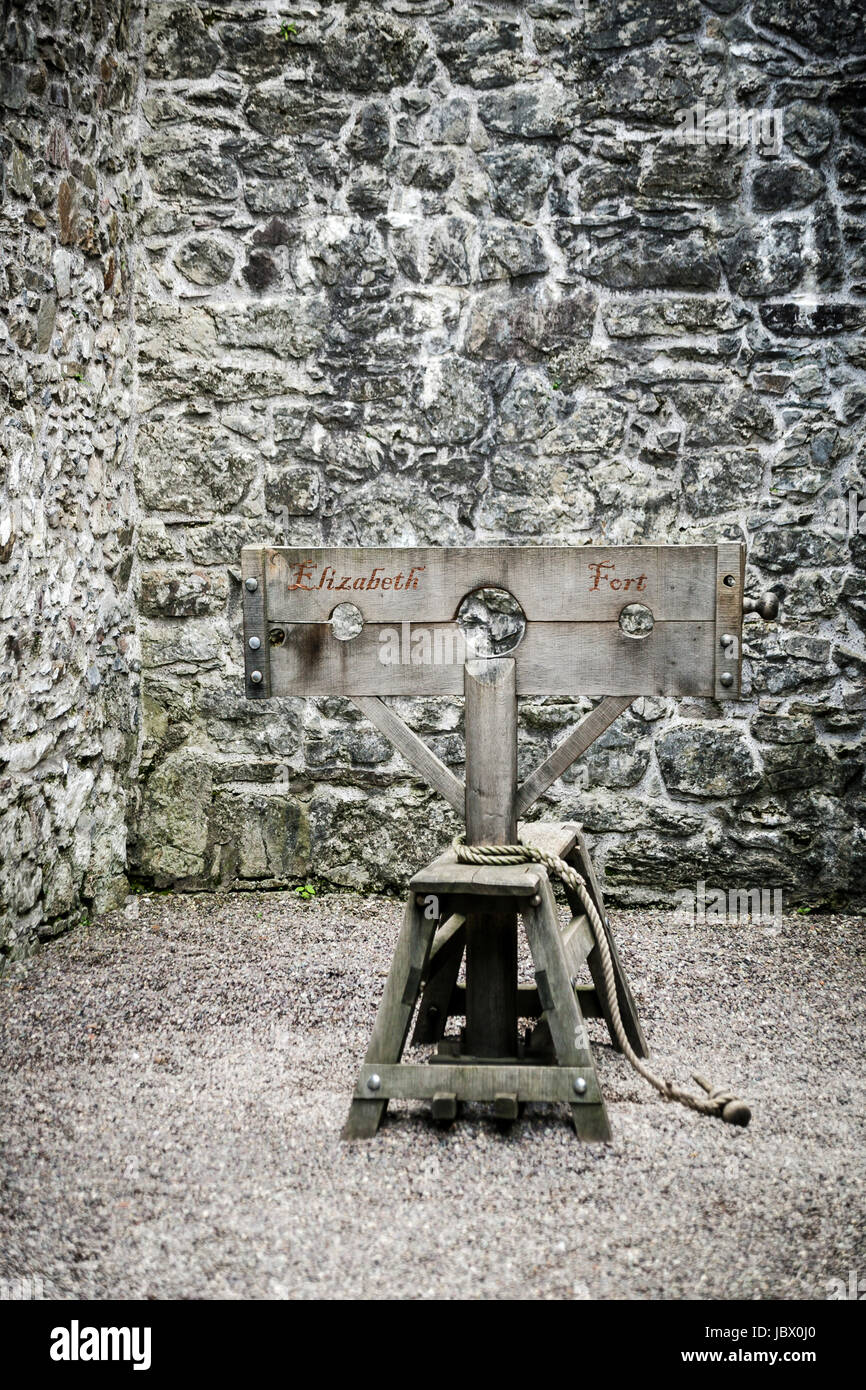 Aktien, Elizabeth Fort, Cork, Irland Stockfoto