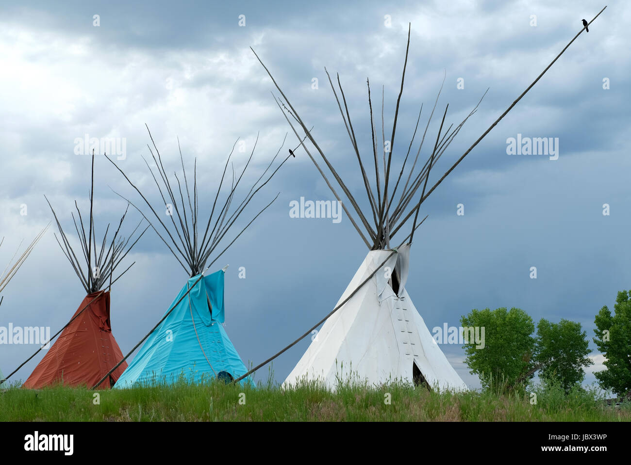 Indianer tipi zelt Fotos und Bildmaterial in hoher Auflösung Alamy