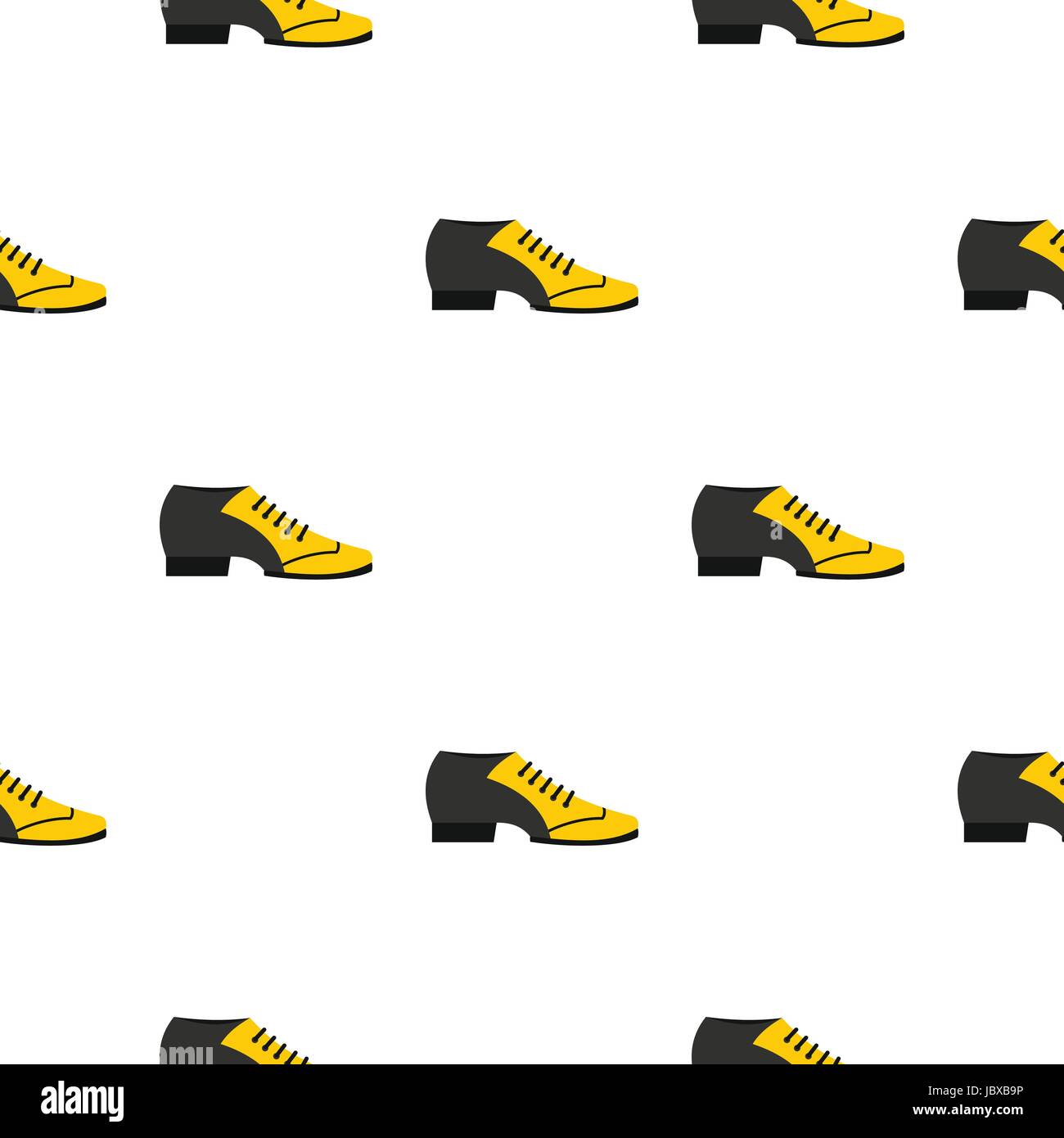 Männliche Tango Schuh Muster nahtlos Stock Vektor