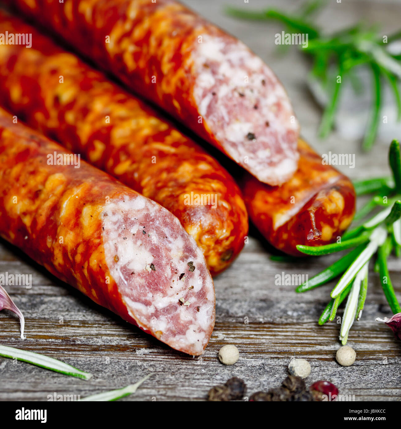 Abgeschnitten fettig Stockfoto