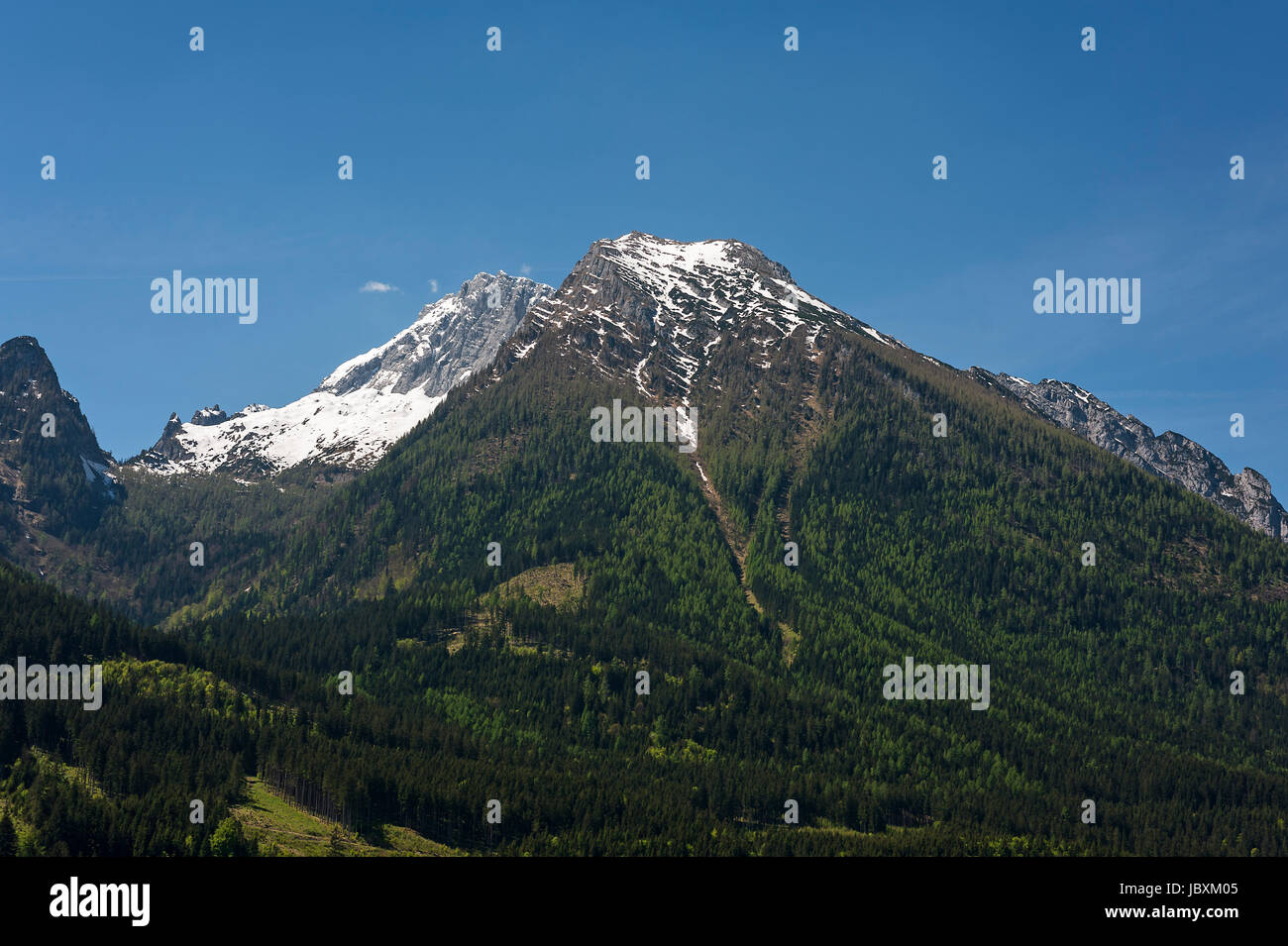 Hochkalter, Ramsau, Berchtesgadener Land, Oberbayern, Deutschland Stockfoto