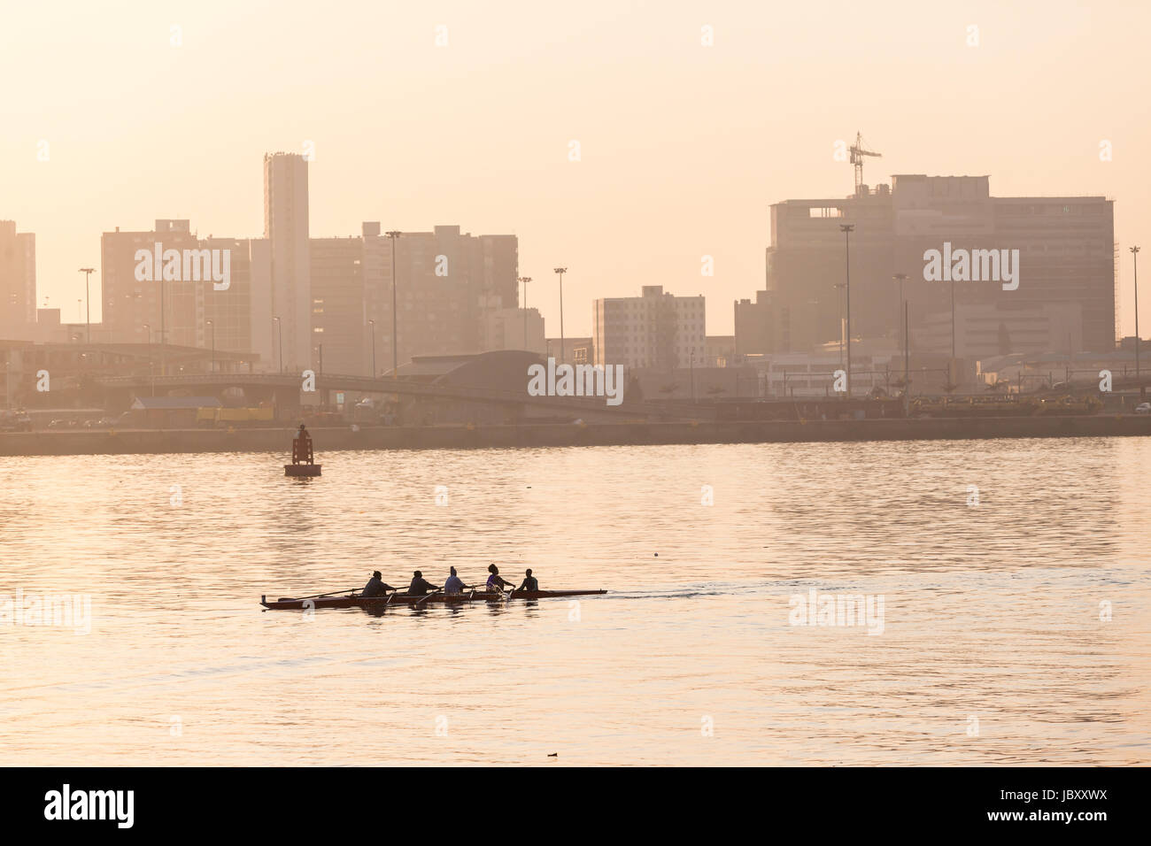 Durban-Rowiing Club-Kopf der Bucht Regatta 12. Juli 2014 Stockfoto