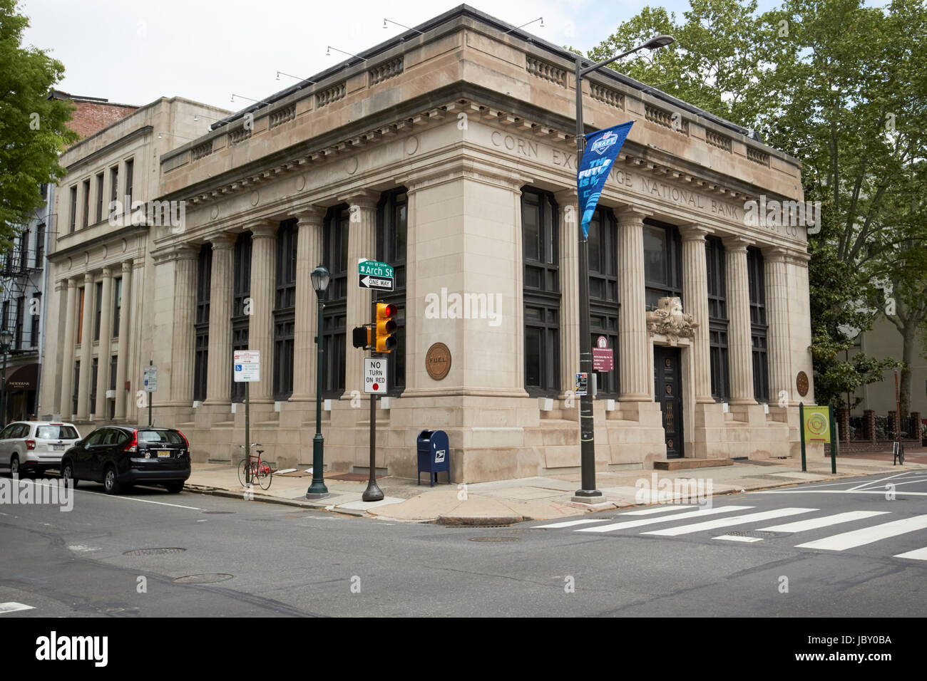 Corn Exchange Nationalbank und Trust Company Gebäude Philadelphia USA Stockfoto