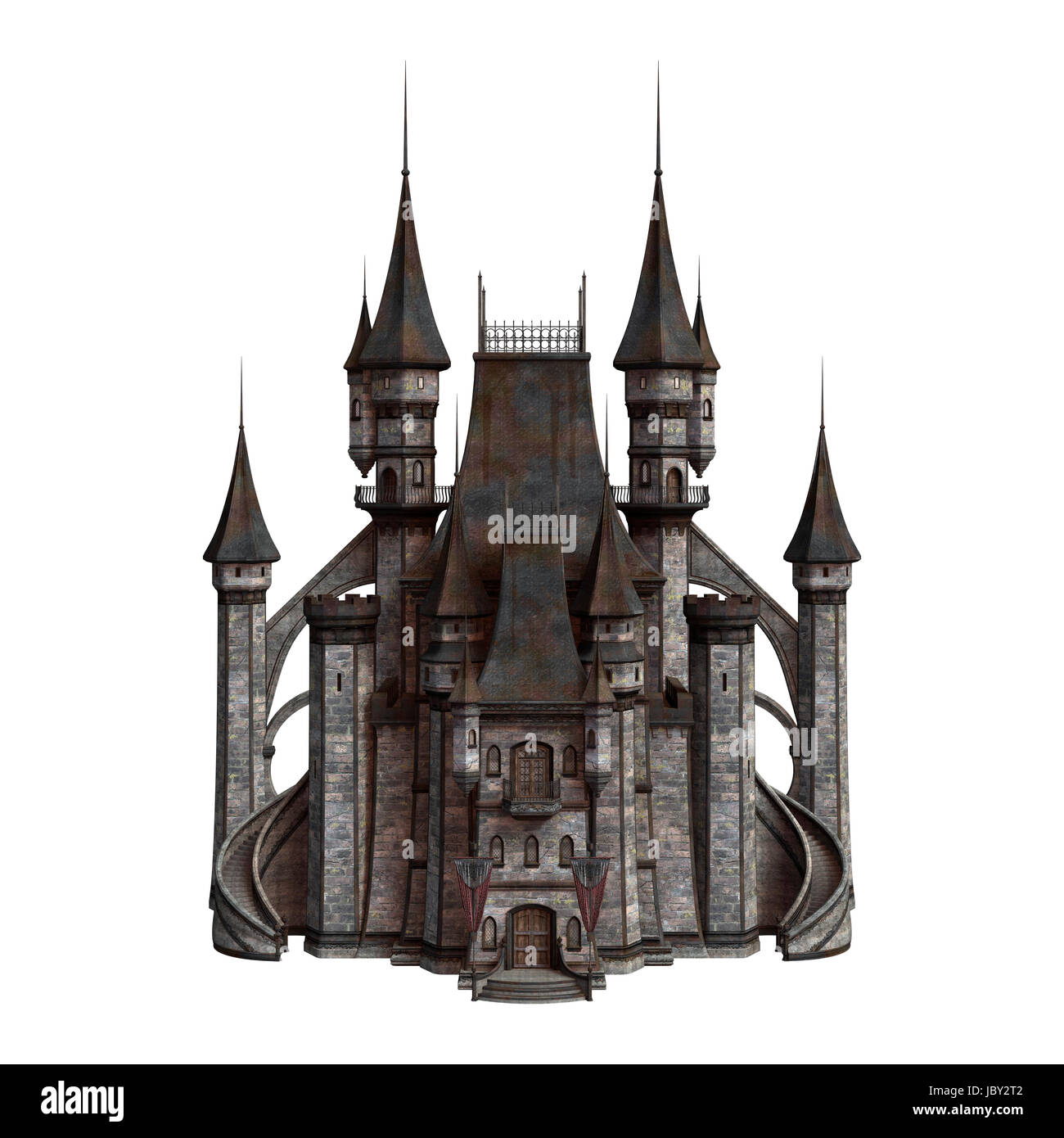 Fantasy castle digital art -Fotos und -Bildmaterial in hoher Auflösung –  Alamy