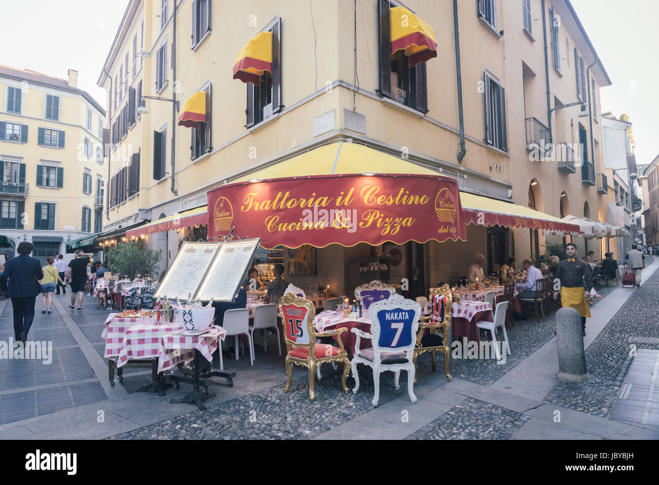 Via Brera Straße Brera Bezirk Zentrum Mailand Lombardei Italien Europa Stockfoto