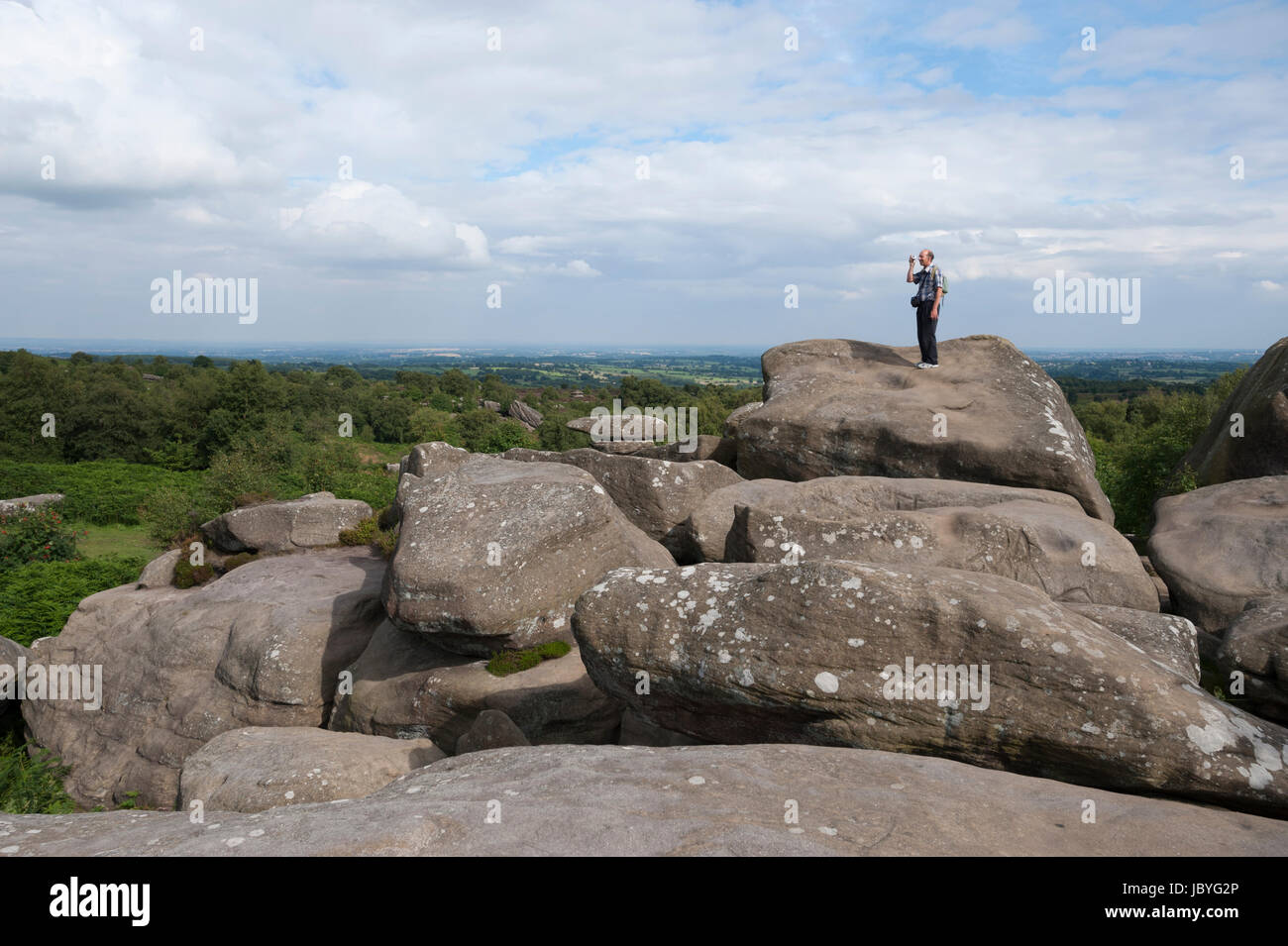 In der Nähe von Brimham Rocks, Harrogate, North Yorkshire, Großbritannien Stockfoto