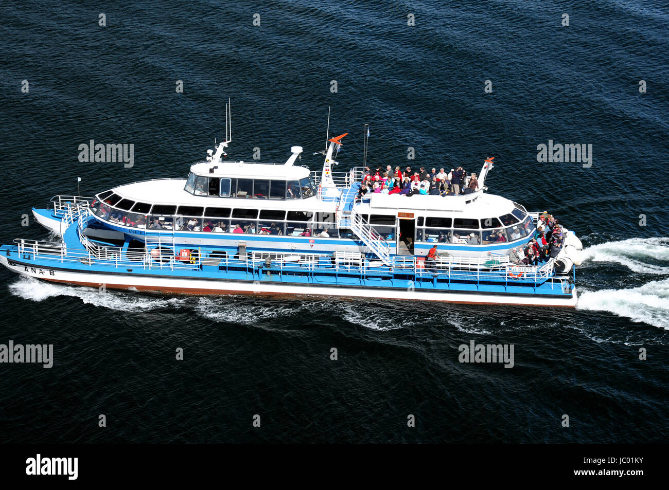 Ferienort von Ushuaia befindet sich auf der Tierra Del Fuego Archipel, der südlichsten Spitze von Südamerika - 27.02.2011 Stockfoto
