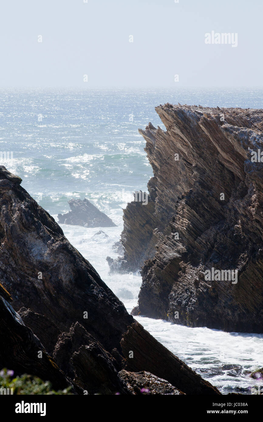 Buchon Zustand Meeresschutzgebiet und Point Buchon Marine Conservation Area - San Luis Obispo County, Kalifornien USA Stockfoto