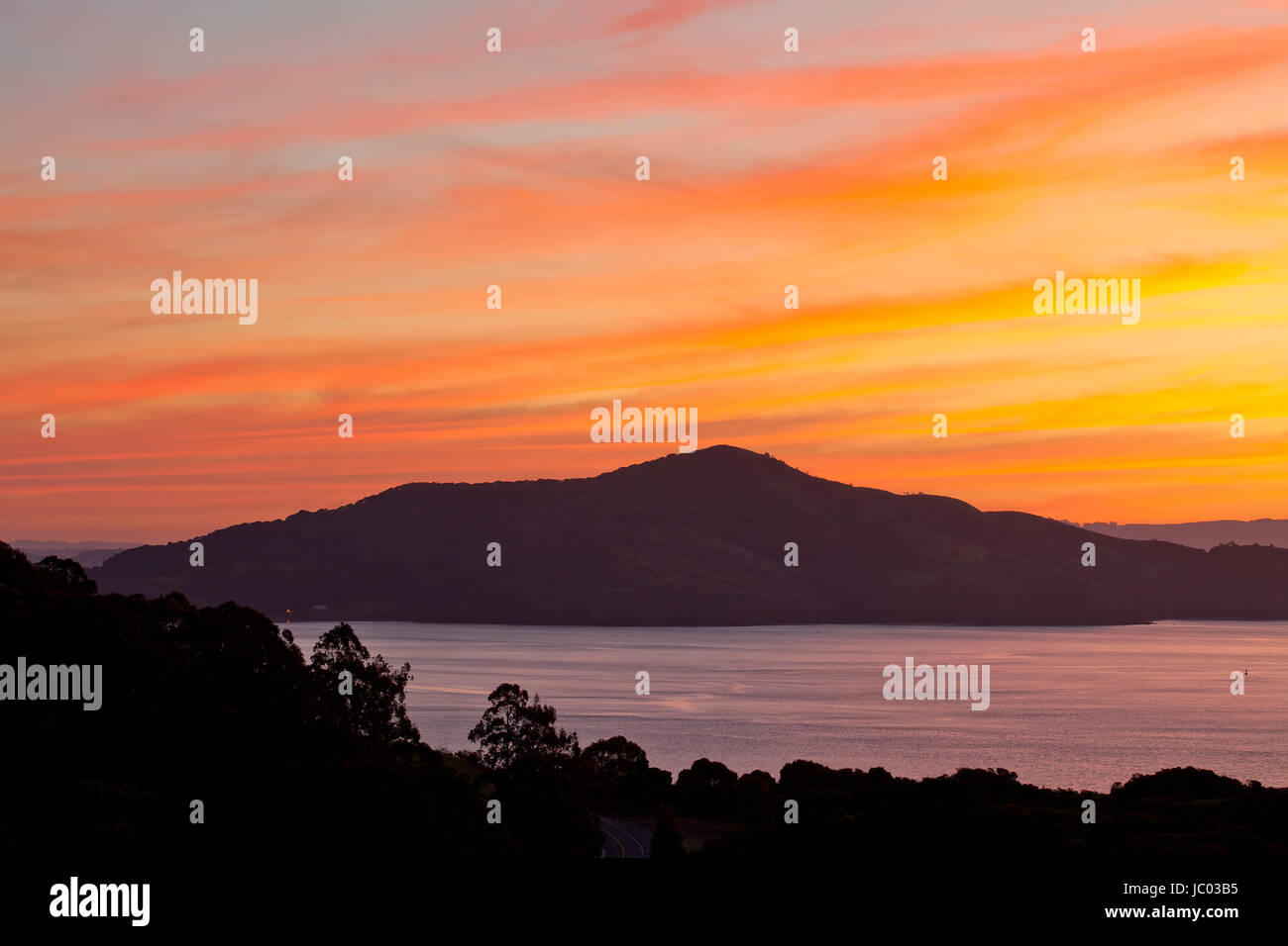 Angel Island im Morgengrauen - San Francisco, Kalifornien, USA Stockfoto