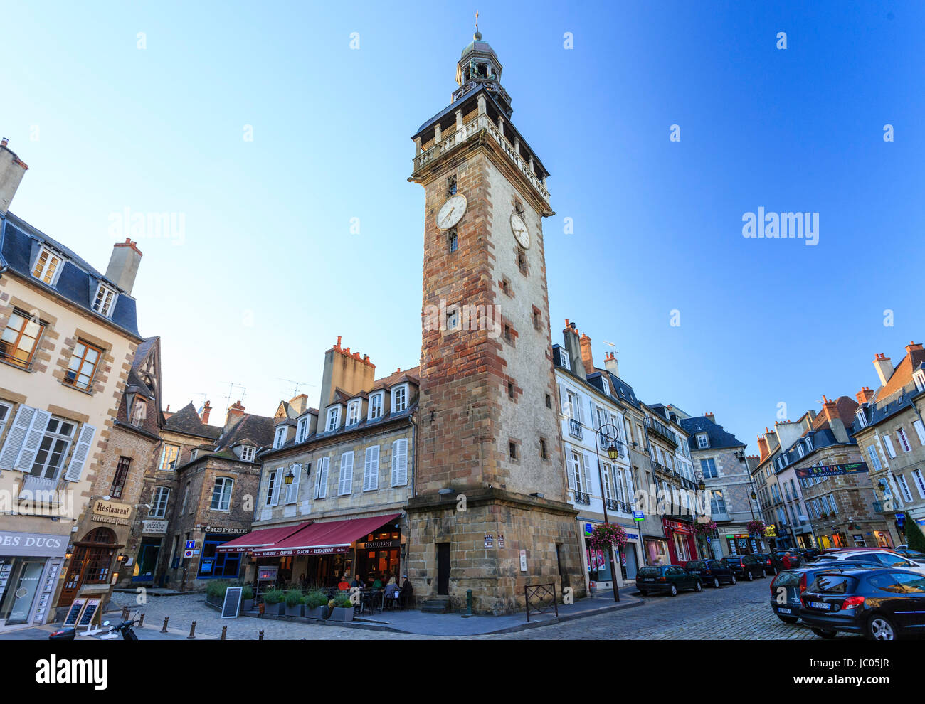 Frankreich, Allier (03), Moulins, la Tour Jacquemart / / Jacquemart Turm, Moulins, Allier, Frankreich Stockfoto