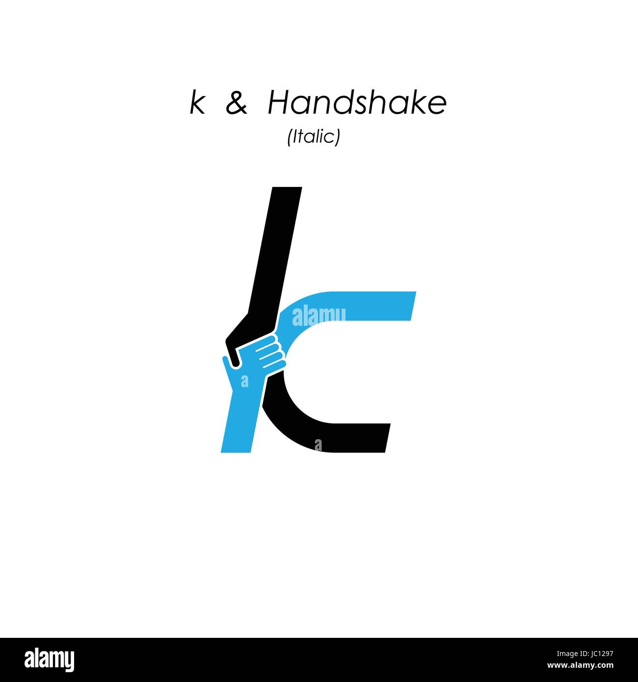 Kreative k-brief Symbol abstrakte Logo Design Vector template.Business bieten, Partnerschaft Symbol. Corporate Business und Industrie logo Symbol. Vektor Stock Vektor