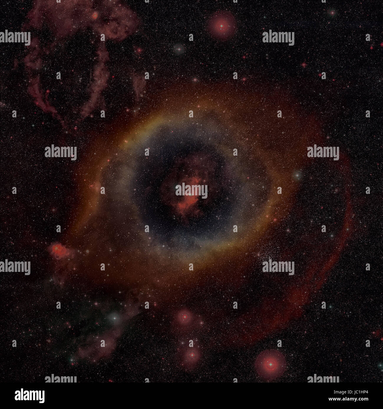 Weitfeld Bild des Bubble Nebula. Elemente dieses Bild von der NASA eingerichtet. Stockfoto