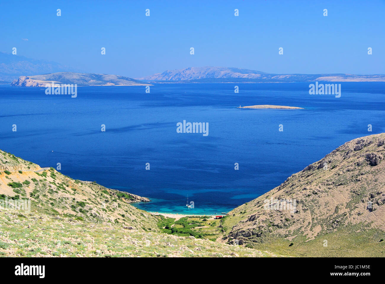 Krk Und Sandinseln - Krk und Inseln aus Sand 12 Stockfoto