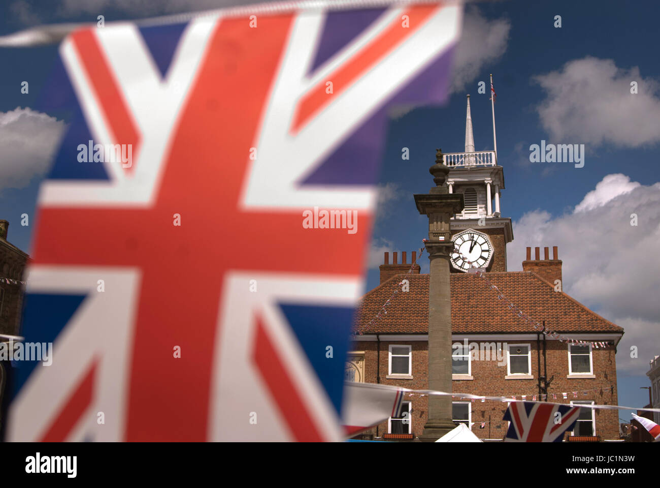 Stockton-Rathaus Stockfoto