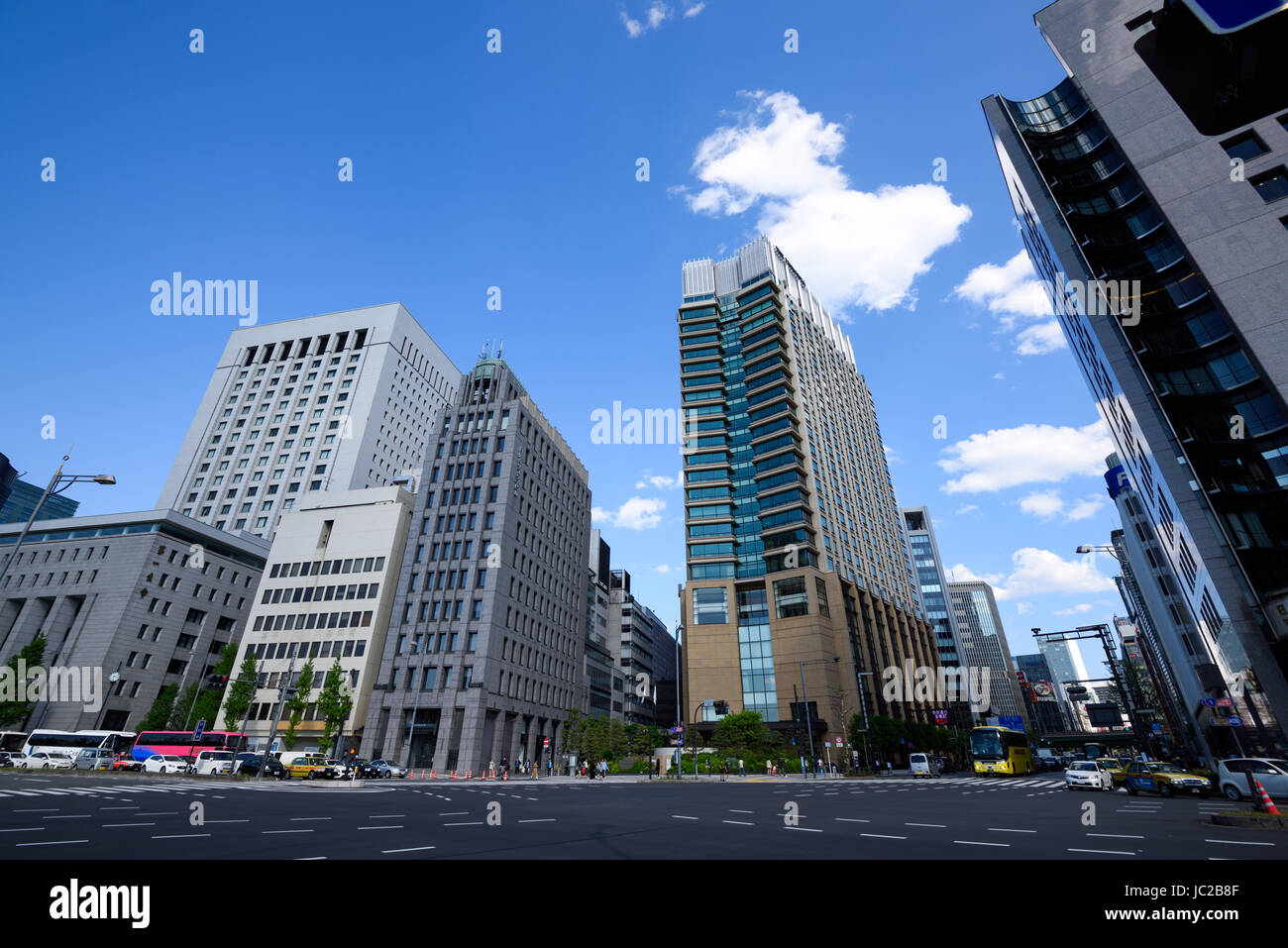 Hibiya Kreuzung, Chuo-Ku, Tokyo, Japan Stockfoto