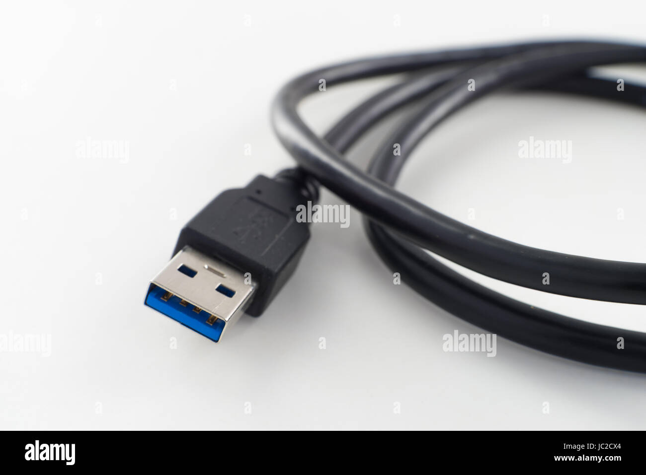 USB-3.0-aus für externe Festplatte oder Computer Stockfoto