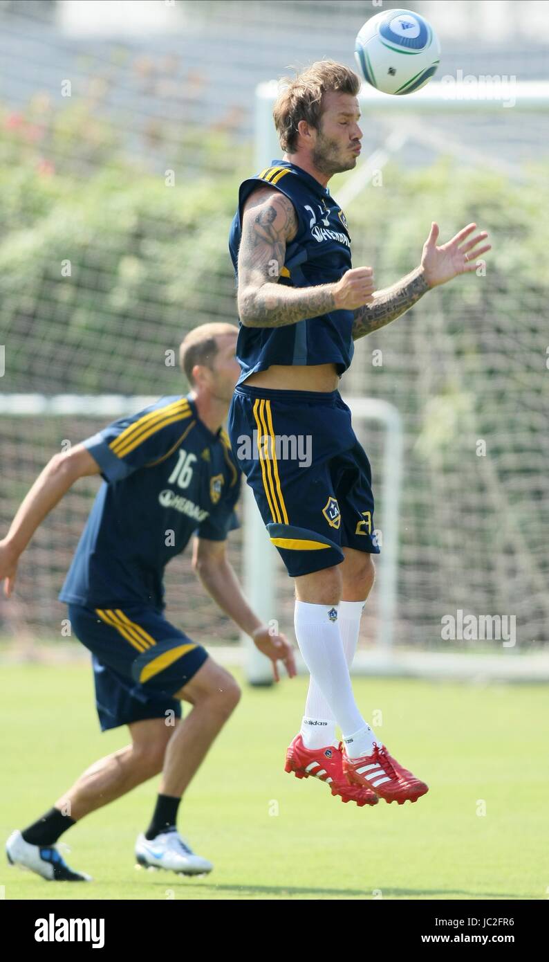 DAVID BECKHAM LA GALAXY CARSON Kalifornien USA 11. August 2010 Stockfoto