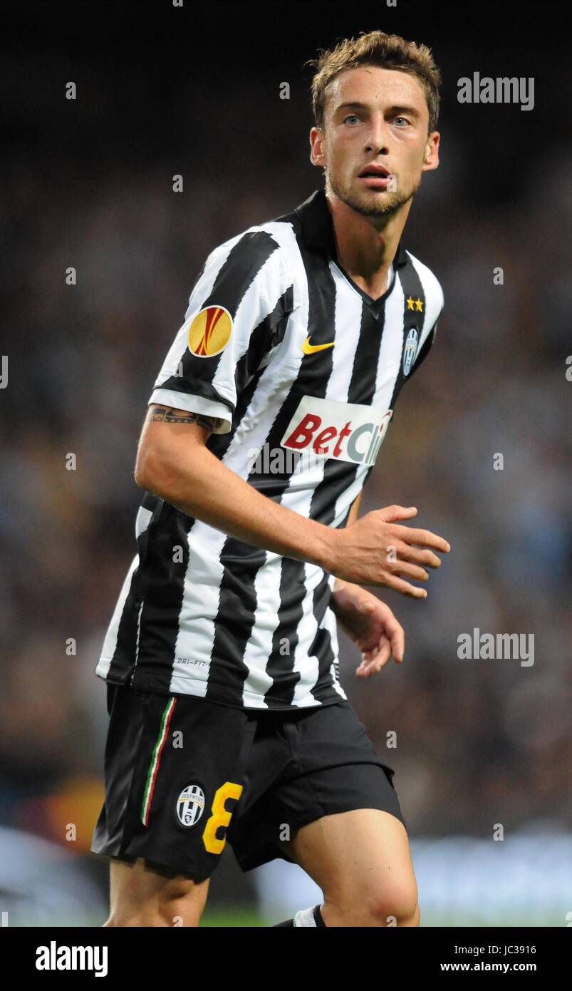 CLAUDIO MARCHISIO JUVENTUS FC JUVENTUS FC CITY OF MANCHESTER STADIUM MANCHESTER ENGLAND 30. September 2010 Stockfoto