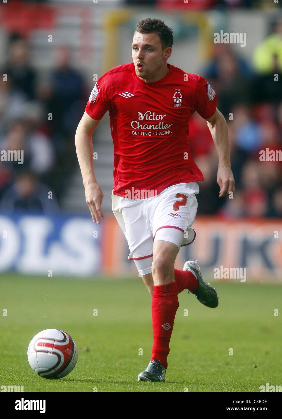 PAUL ANDERSON NOTTINGHAM FOREST FC Watford FC Stadt Boden NOTTINGHAM ENGLAND 23. Oktober 2010 Stockfoto