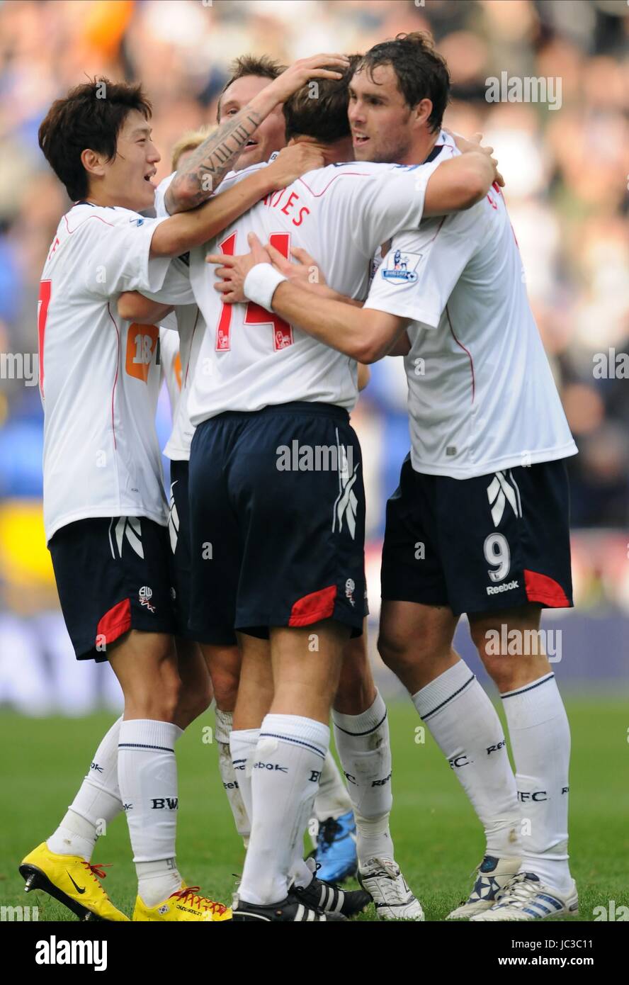 KEVIN DAVIES Noten 1,0 BOLTON V TOTTENHAM HOTSPUR REEBOK STADIUM BOLTON ENGLAND 6. November 2010 Stockfoto