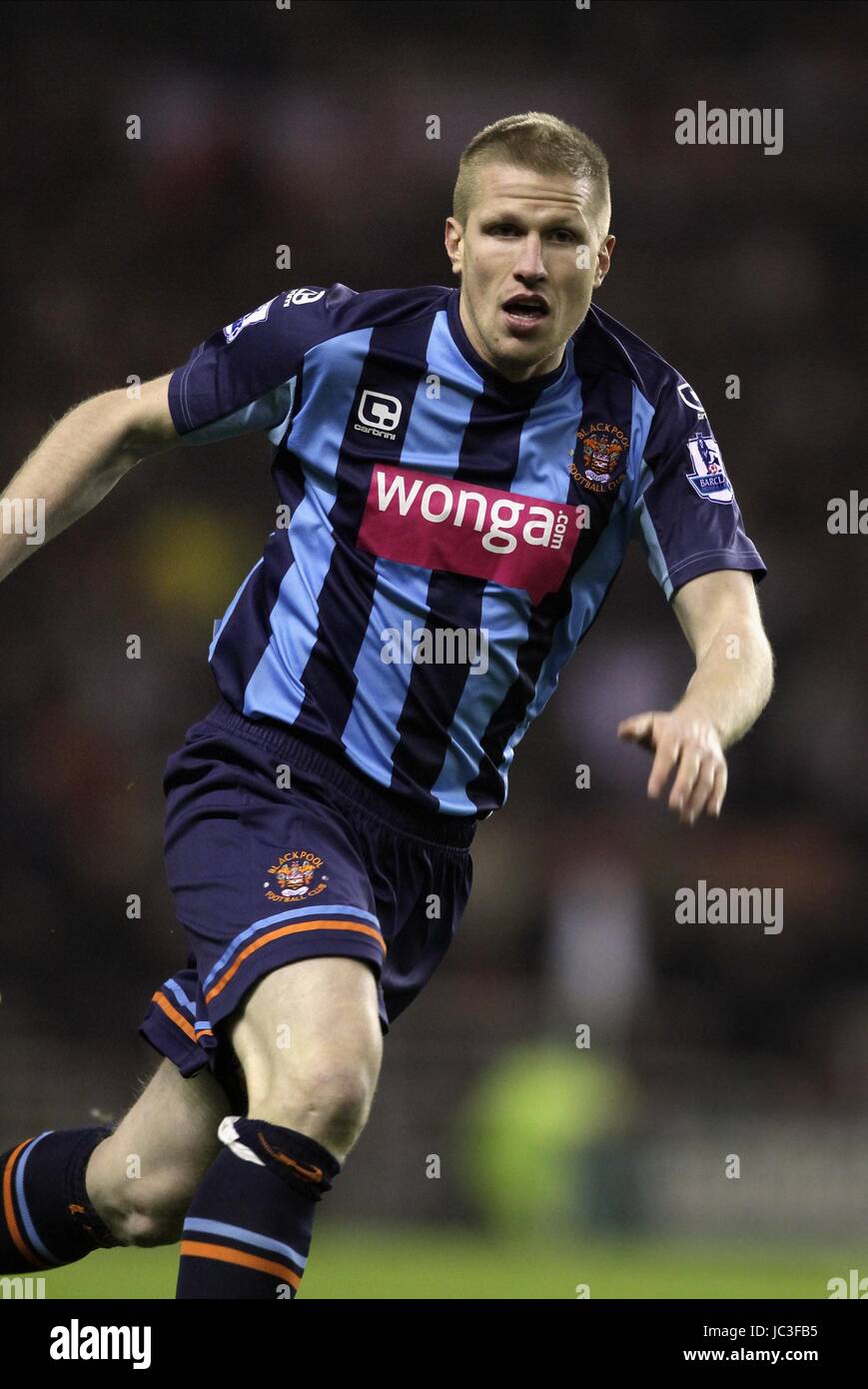 KEITH südlichen BLACKPOOL FC BLACKPOOL FC Stadion von leichten SUNDERLAND ENGLAND 28. Dezember 2010 Stockfoto