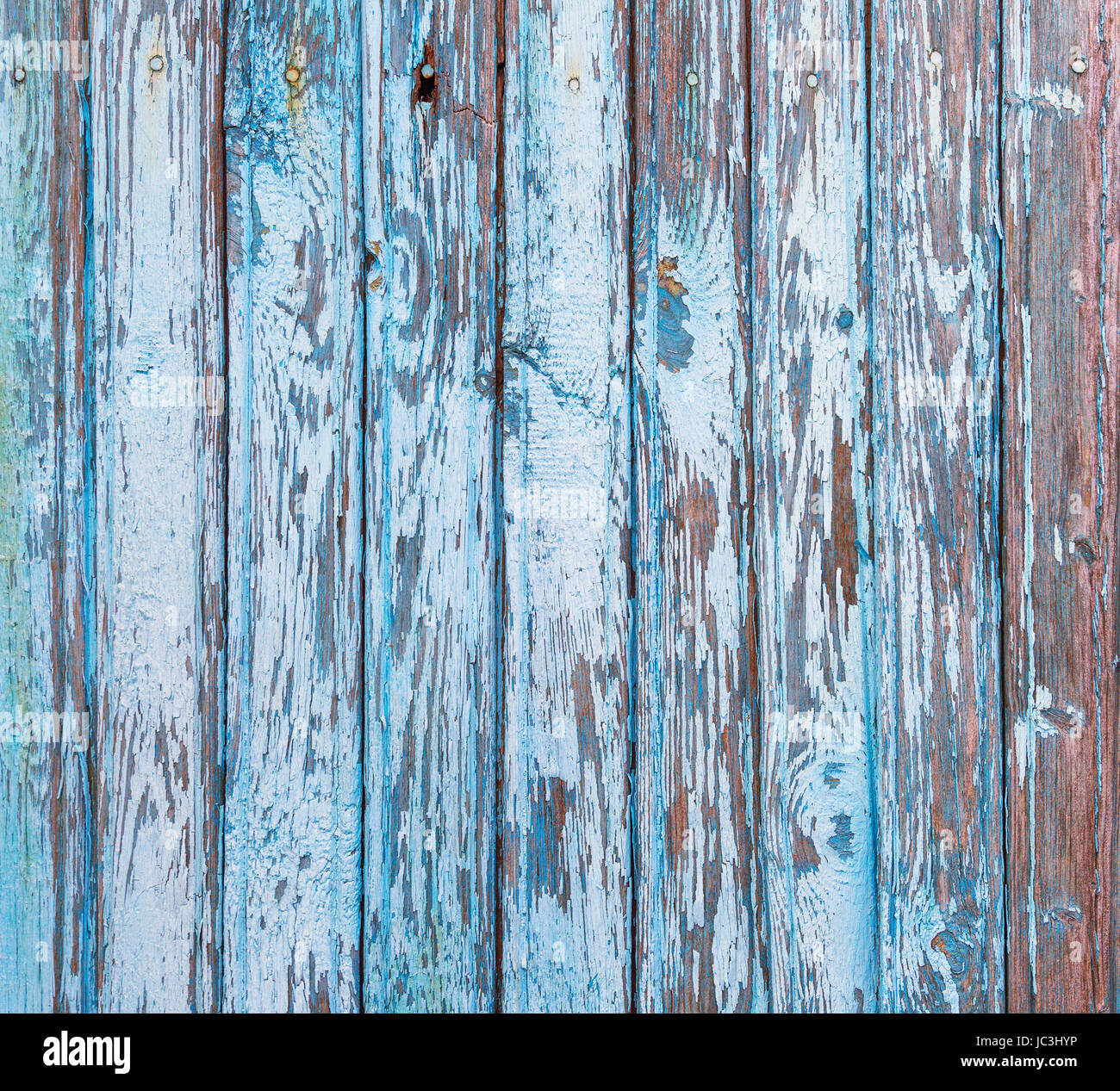 Blauem Hintergrund Holz Stockfoto