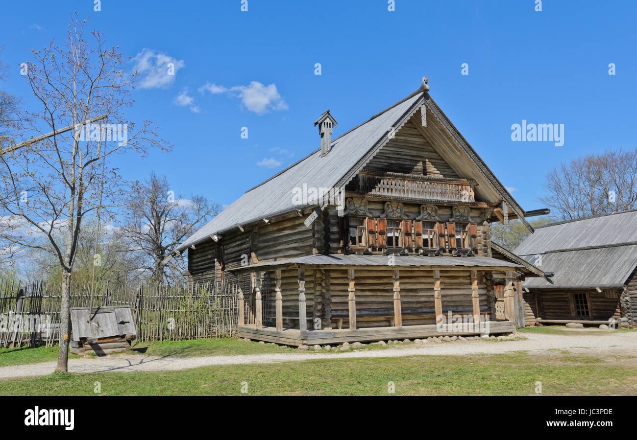 Russland Holz- Stockfoto