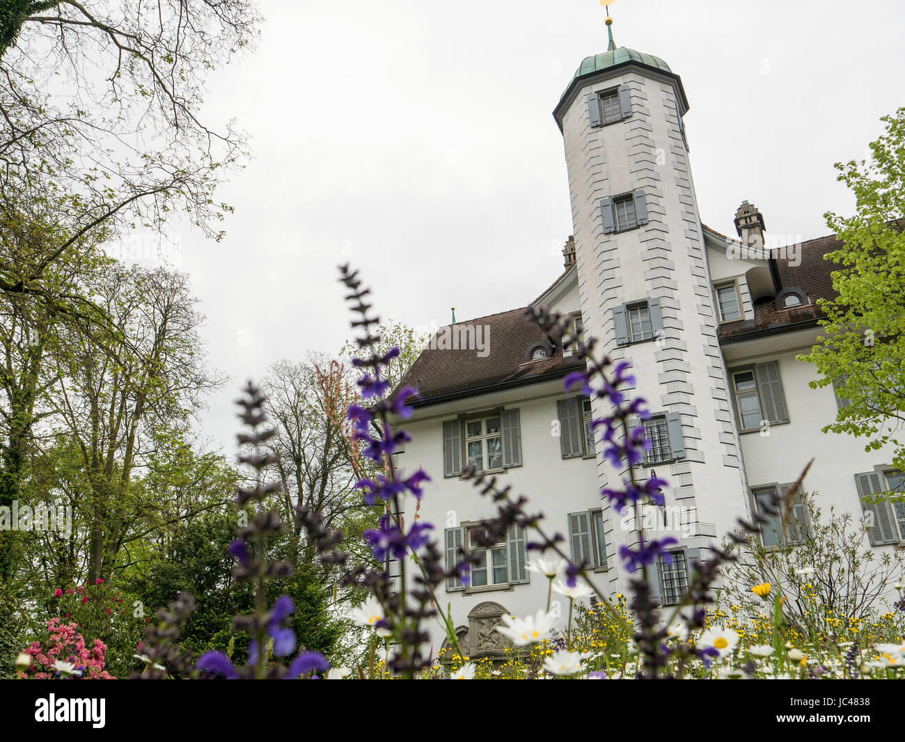 Schloss Hahnberg in Berg, Kanton St. Gallen, Schweiz Stockfoto