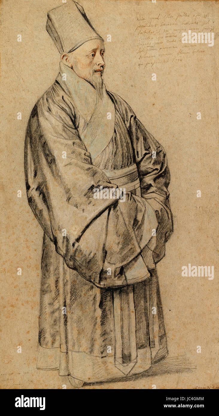 Rubens - Porträt von Nicolas Trigault in chinesische Kostüm Stockfoto