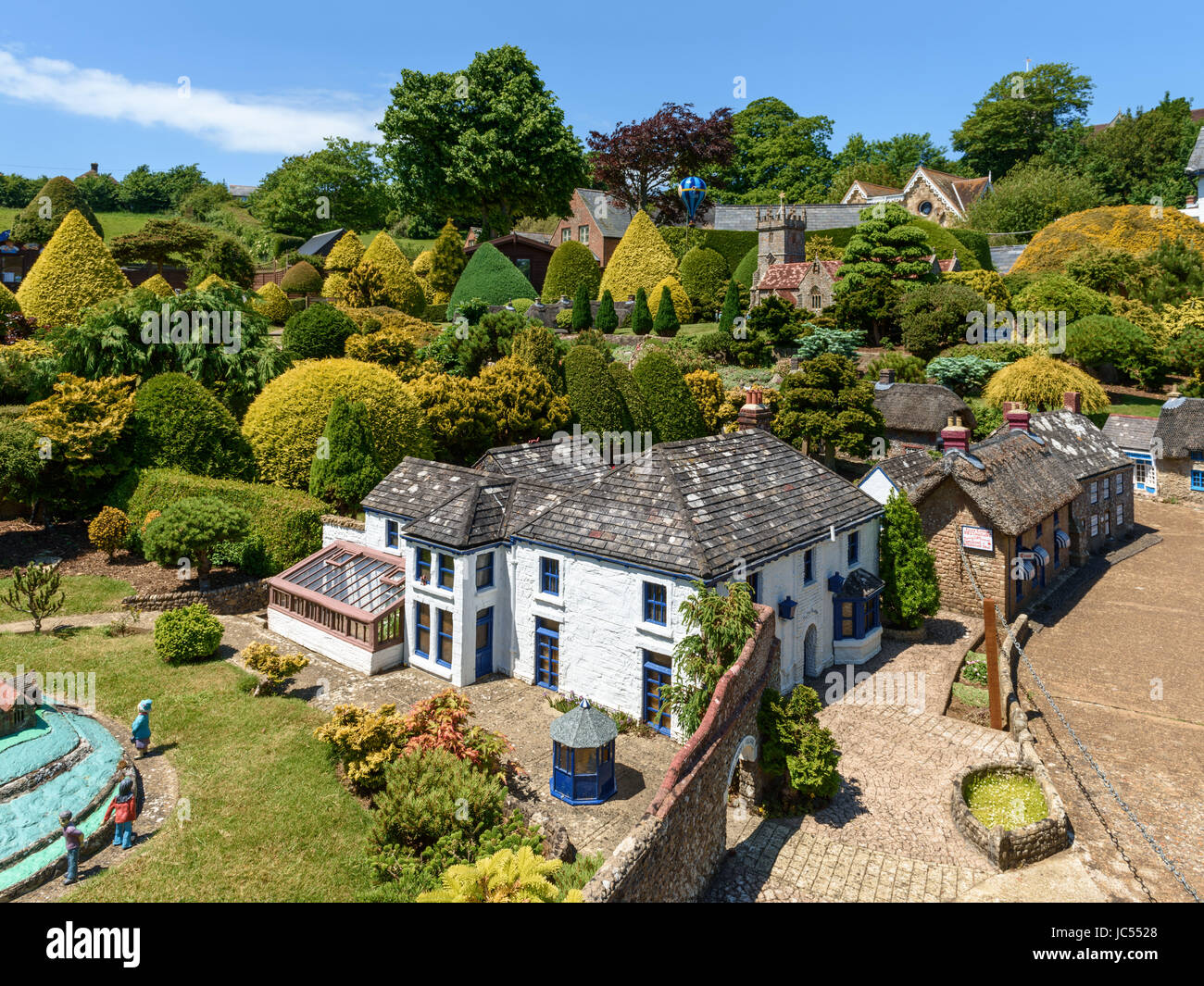 Modelldorf, Godshill, Isle Of Wight, Großbritannien Stockfoto