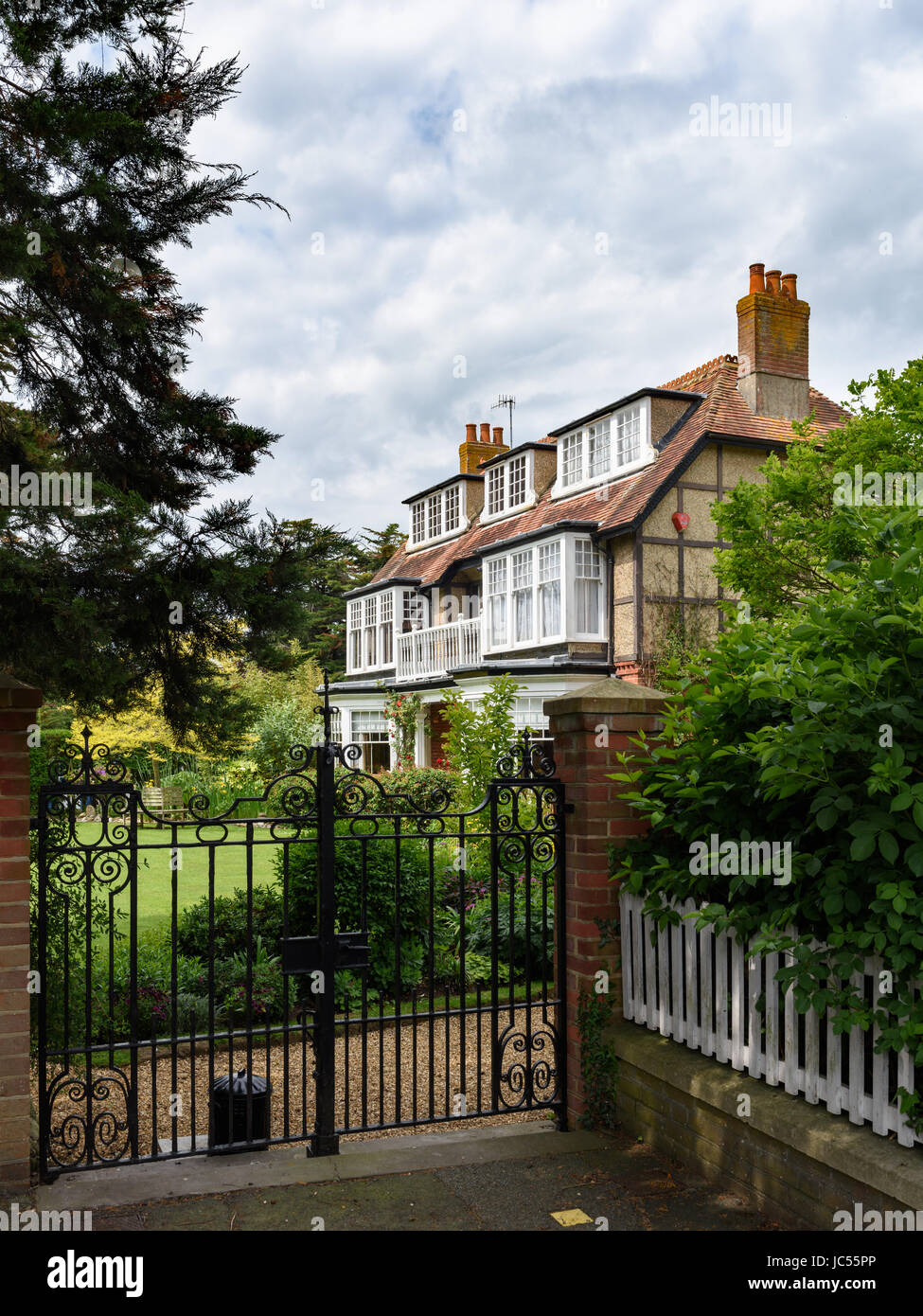 Einfamilienhaus, Isle Of Wight, Großbritannien Stockfoto