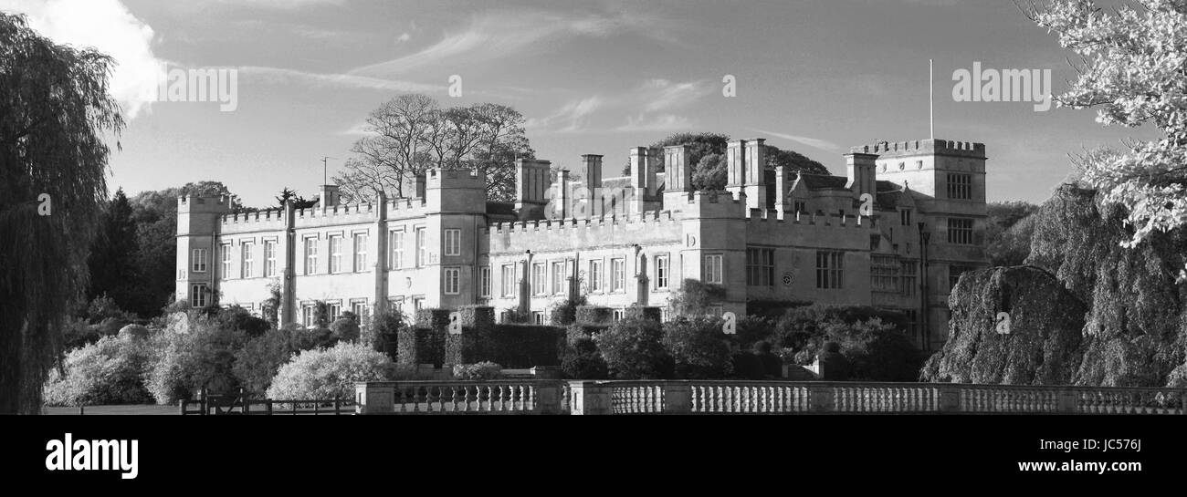 Das Haus am Deene Park der Sitz der Adelsfamilie Brudenell seit 1514, in der Nähe von Corby, Grafschaft Northamptonshire, England Stockfoto