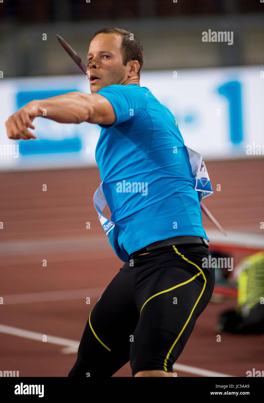 Herren Speerwerfen, Diamond League Rom 2017 Stockfoto
