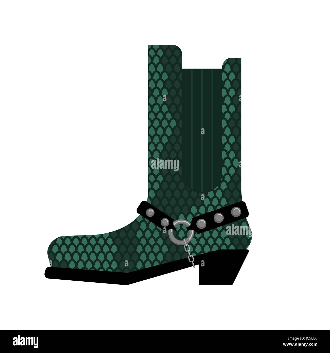 Cowboy Stiefel Python-Leder. Australia Schuhe aus Krokodilleder  Stock-Vektorgrafik - Alamy