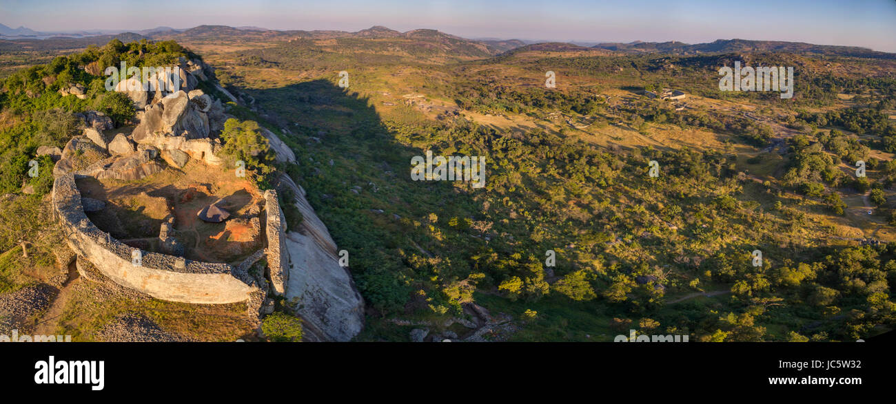 Die Hügel Komplex am Great Zimbabwe Ruins Stockfoto