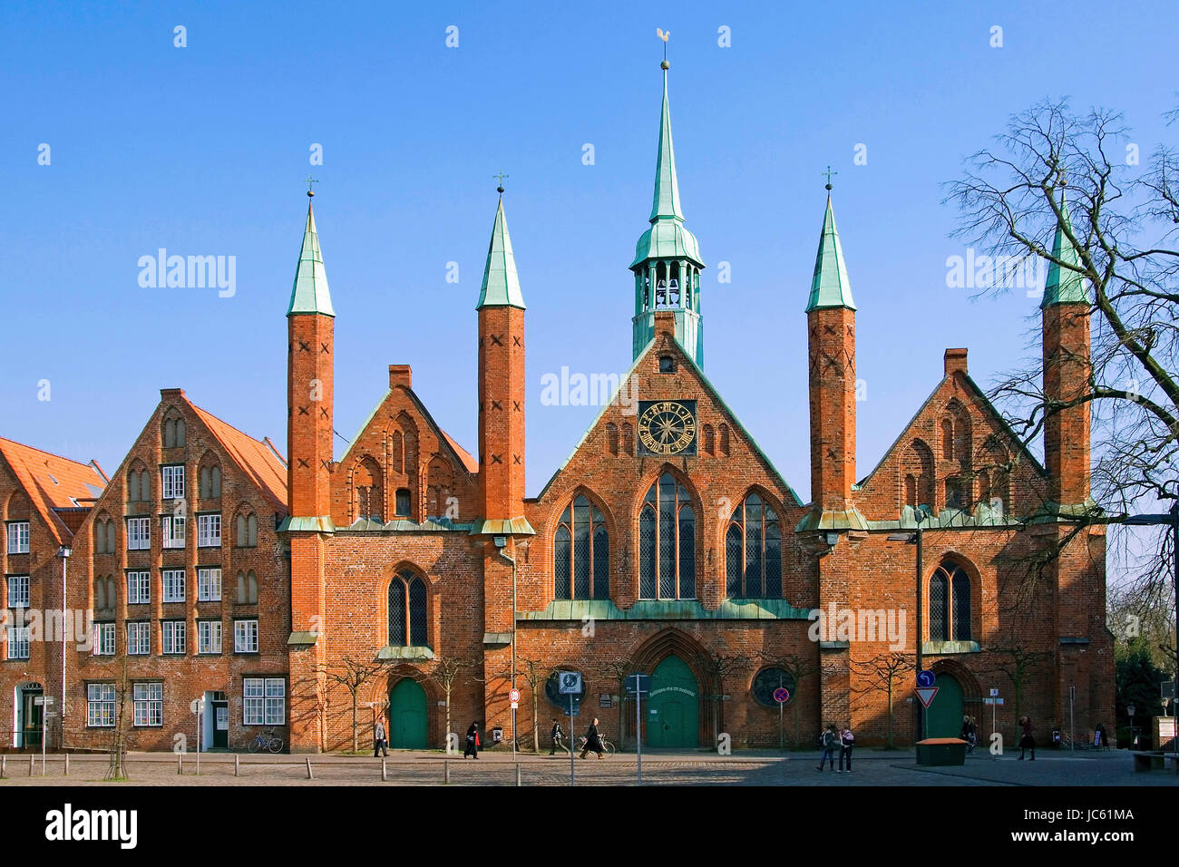 Deutschland, Schleswig - Holstein, Lübeck, Heiligen Geist Hospital, Deutschland, Schleswig-Holstein, Heiligengeist-Hospital Stockfoto