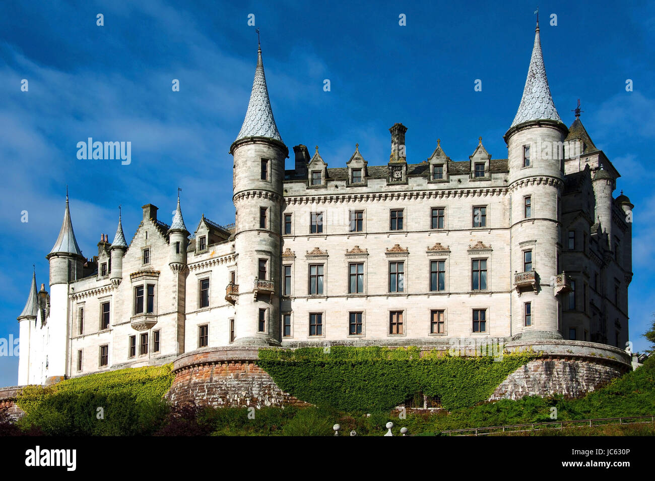 Dunrobin Castle, Highland, Schottland, Großbritannien, Europa / Dunrobin Castle, Sitz der Familie des Duke of Sutherland, Schloss Dunrobin, Schottland, Stockfoto